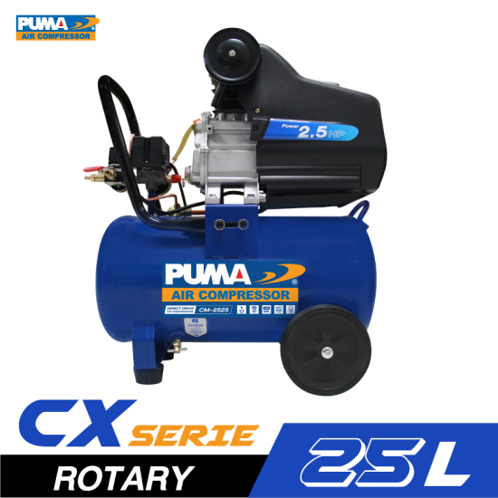 ปั๊มลมโรตารี่ PUMA CX-2525 2.5 HP ถัง 25 ลิตร